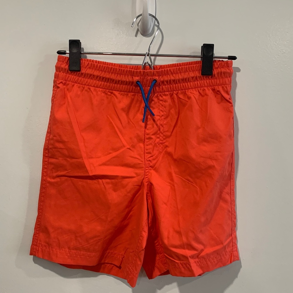 Bright Orange Swim Trunks